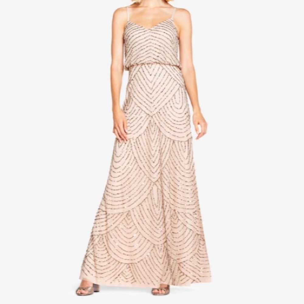 Adrianna Papell size 10 petite bridesmaid dress